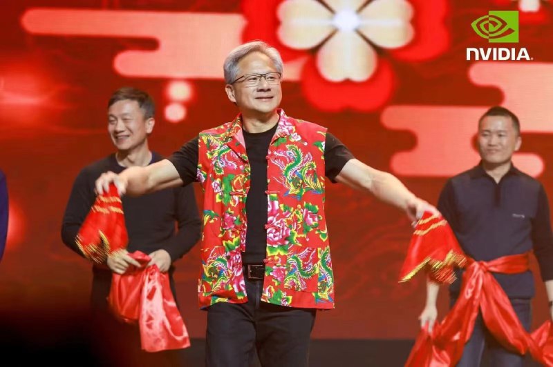 英伟达 CEO 黄仁勋参加中国区年会投稿