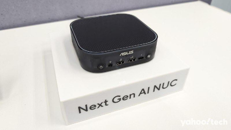 ASUS 展出有 Copilot 鍵的次世代 AI NUC