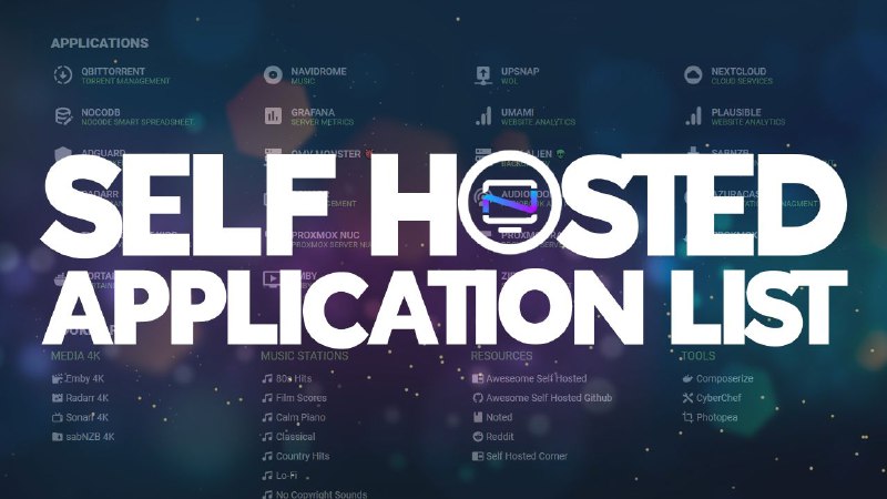 What are your Most Used Self Hosted Applications?
