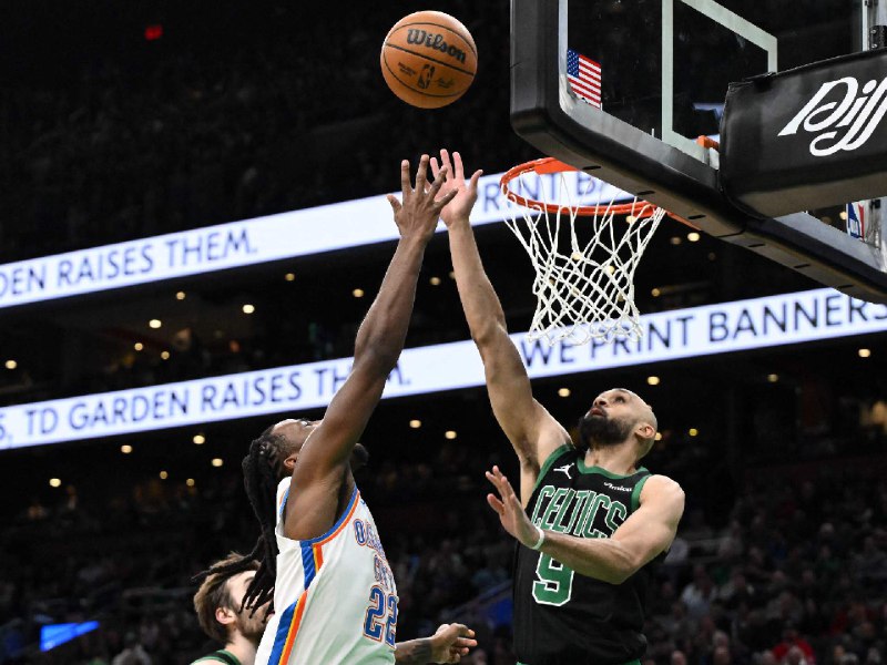 雷霆击败凯尔特人锁定NBA季后赛席位