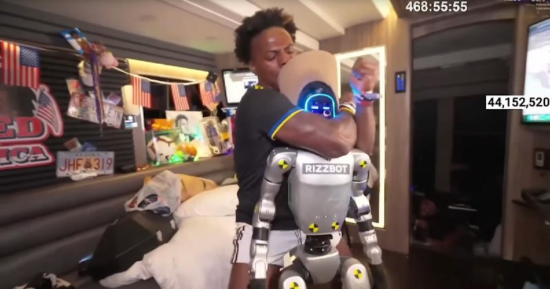 實況主 iShowSpeed 疑直播中「摧毀」TikTok 網紅機械人 Rizzbot，創作團隊被告索賠