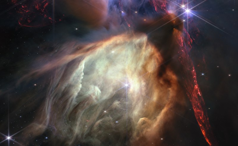 JWST 以星球誕生的「分子雲」來慶祝一週年