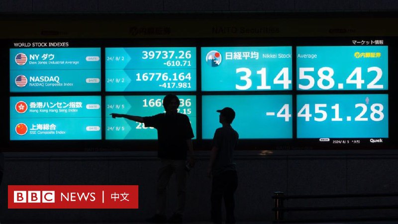日本股市“黑色星期一”后暴涨 美国经济衰退担忧犹存