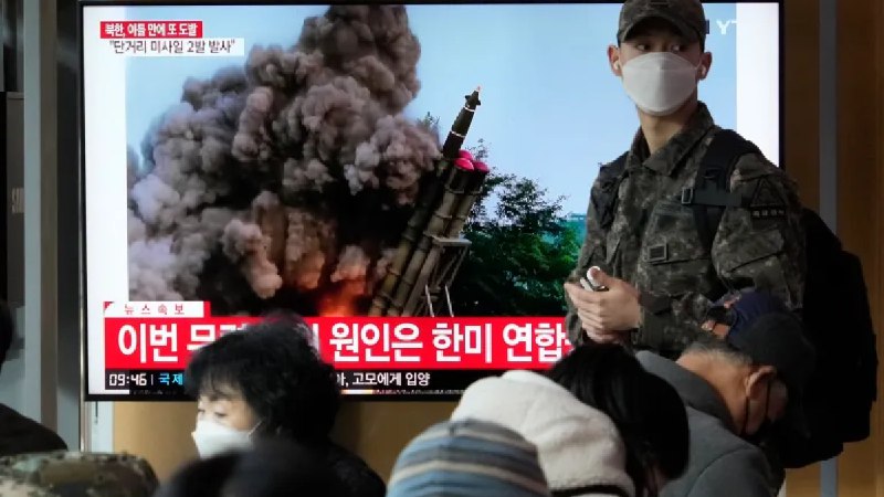 韩国称朝鲜向海上发射弹道导弹