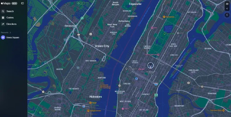 Apple Maps 終於推出網頁版，目前正在 beta 測試中