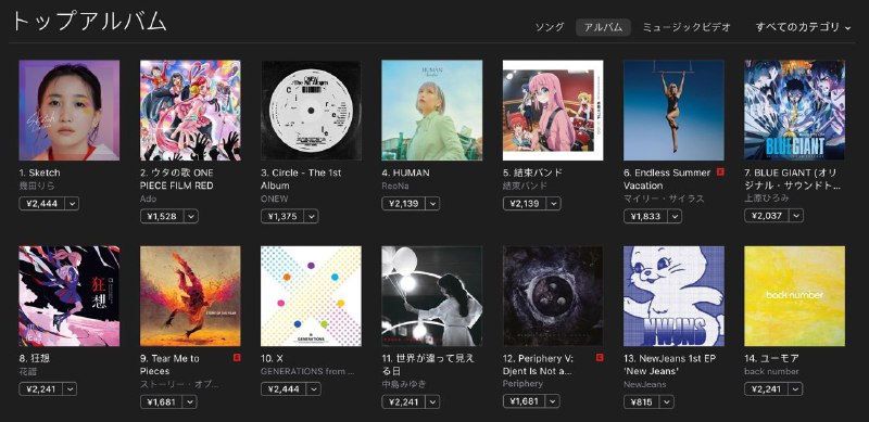 ikura新专辑iTunes购买量第一！