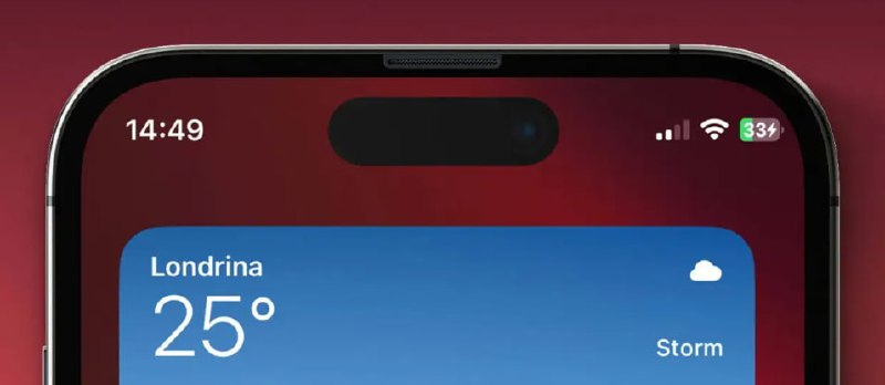 苹果在 iOS 16 中为支持 Face ID 的 iPhone 状态栏中添加了电池百分比显示