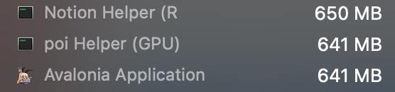 刚启动这玩意内存就不低，看名字这不是个dotnet应用么，怎么内存那么爆炸（