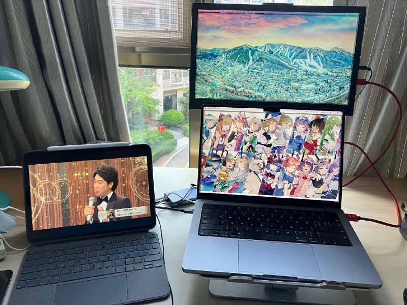 展开完成！上面这个屏幕似乎不能在dongle上用HDMI识别成4k，要用dp？回头试试看…